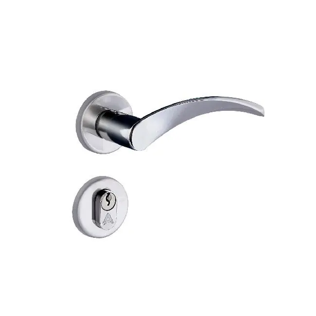 Fechadura Entrada Roseta Onda S40 Cromado Alianca