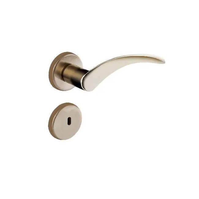 Fechadura Interna Roseta Onda S40 Bronze Latonado Alianca