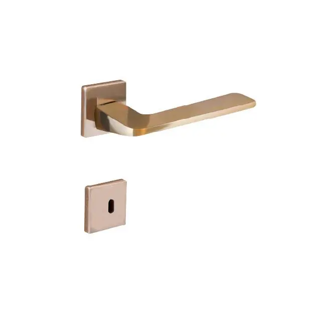 Fechadura Interna Ultra Line Roseta 55mm Latonado Alianca