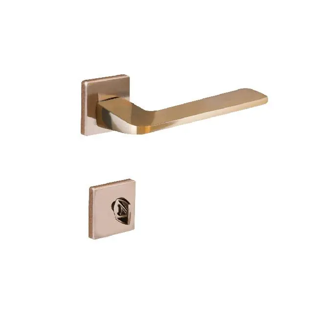 Fechadura Banheiro Ultra Line Roseta 55mm Latonado Alianca