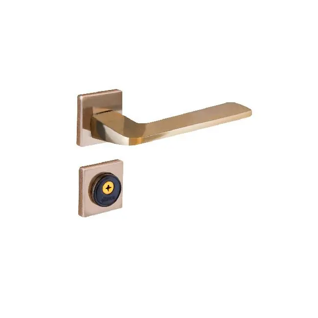 Fechadura Tetra Ultra Line Roseta S40 Bronze Latonado Alianca