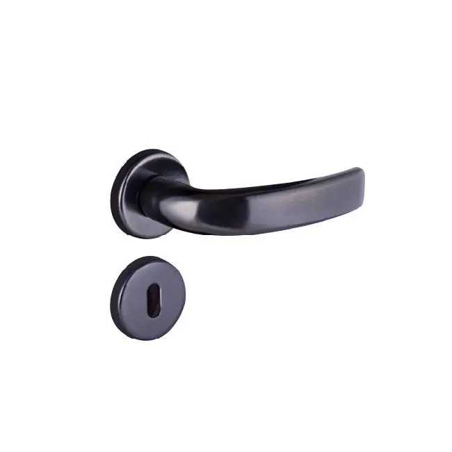 Fechadura Interna Galaxy Roseta 40mm Preto Fosco Alianca