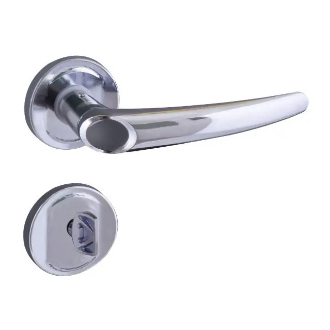 Fechadura Banheiro Joy Roseta 40mm Inox Polido Alianca