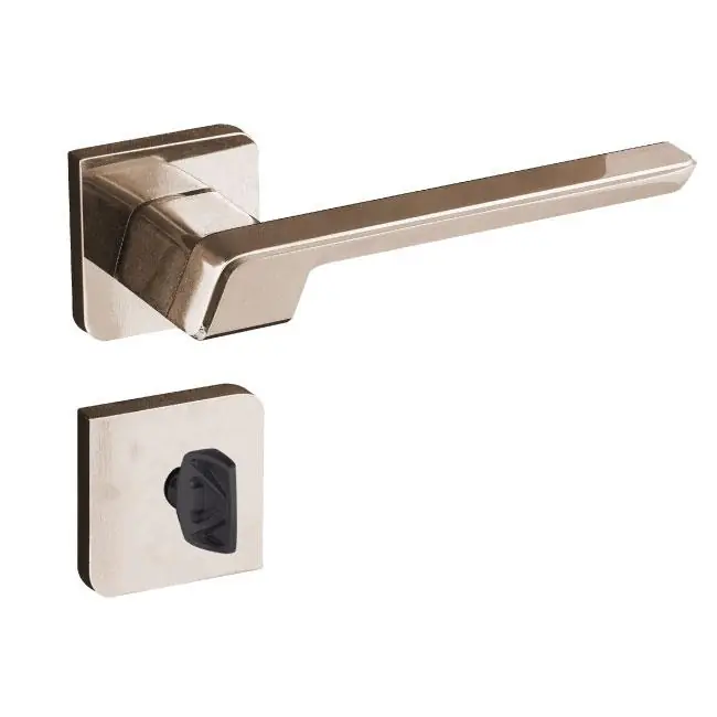Fechadura Banheiro Roseta Vega S40 Bronze Latonado Alianca