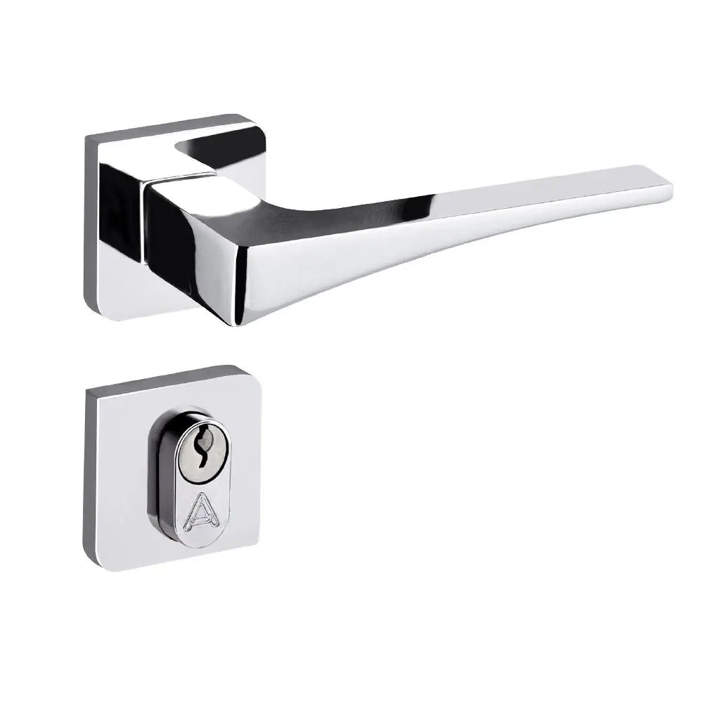 Fechadura Entrada Roseta Maxx S40 Cromado Alianca