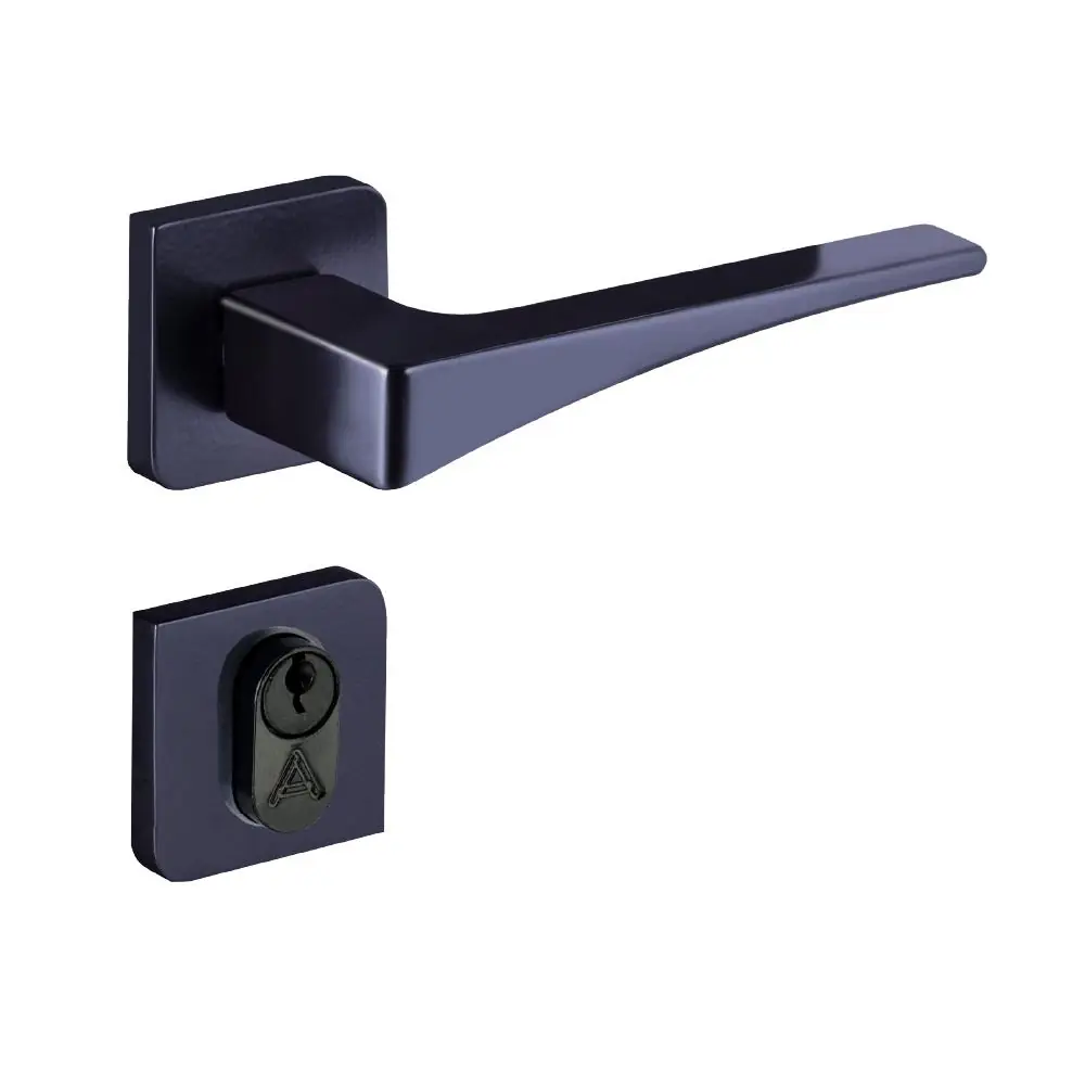 Fechadura Entrada Roseta Maxx S40 Preto Fosco Alianca