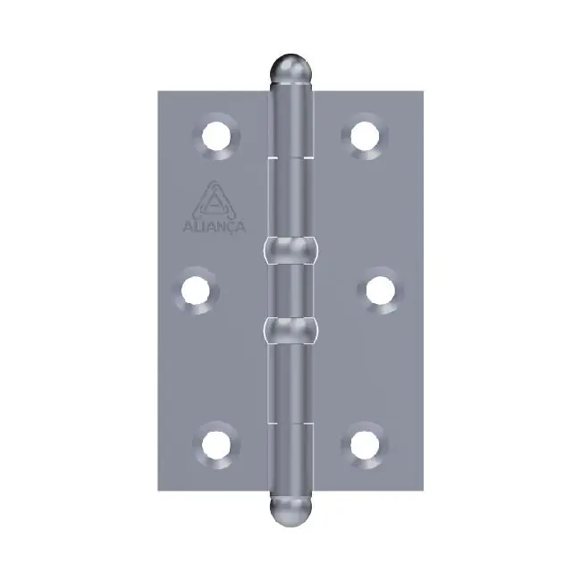 Dobradica Pino Bola E Anel 3.1/2 X 2.1/2 Blister Zincado Alianca