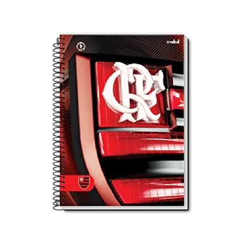 Universitário Espiral Dura Credeal Flamengo 10 Matérias 200 Folhas