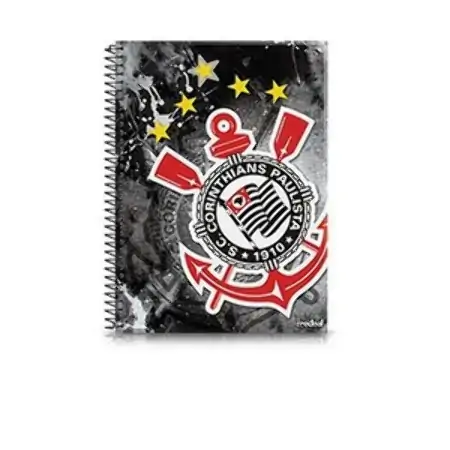Universitário Espiral Dura Credeal Corinthians 1 Matérias 96 Folhas