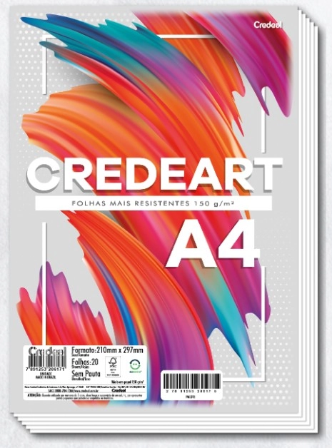 Papel Sulfite Credeal A4 20 Folhas