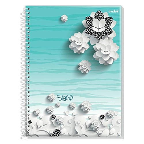 Caderno Univ. Cd 10x1 200 Fls Stamp