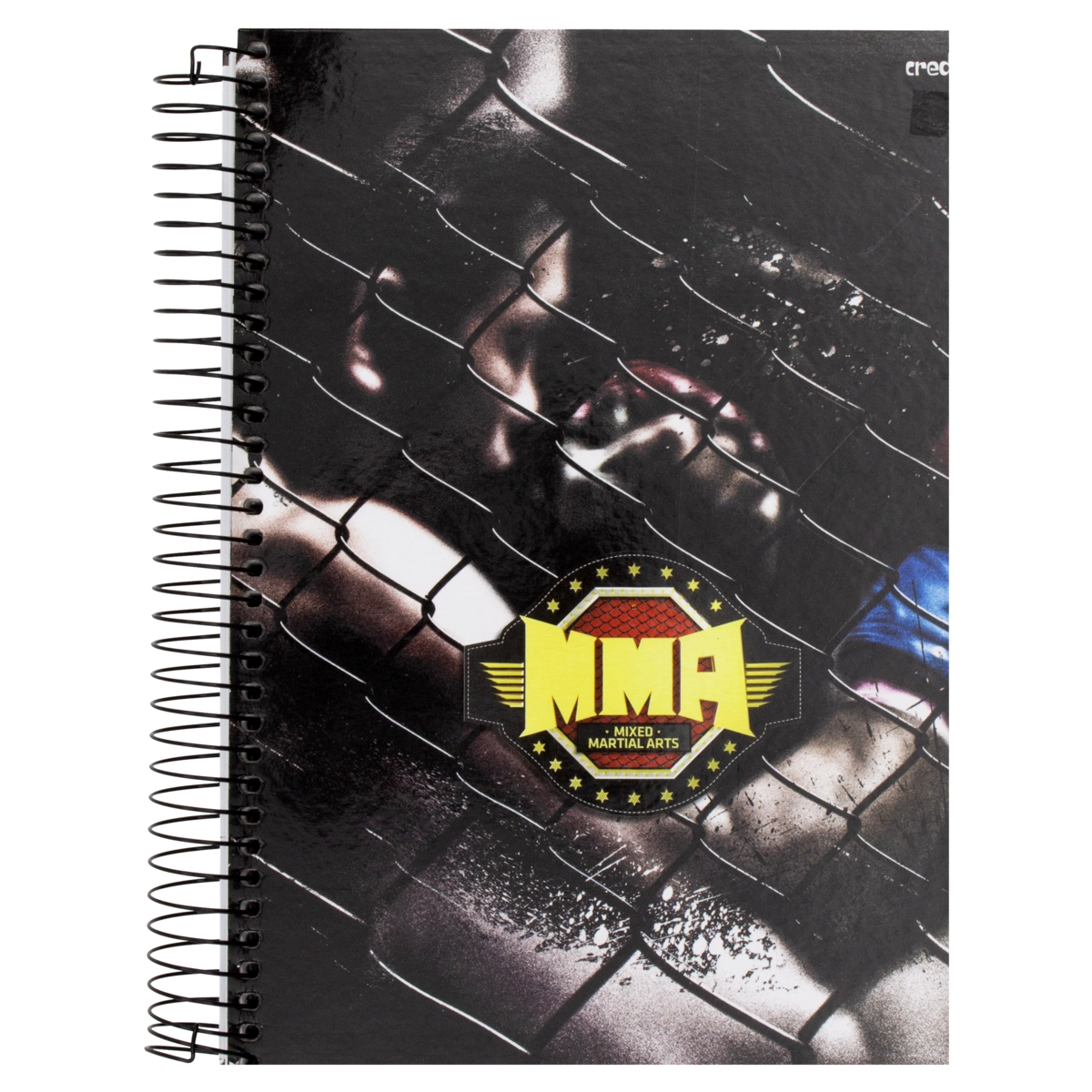 Caderno Capa Dura Espiral Credeal Mixed Martial Arts 200mm X 275mm 200 Folhas