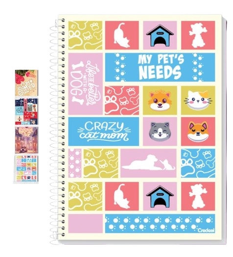 Caderno Univ 20m 280fls My Collection Feminino 269671 Credeal