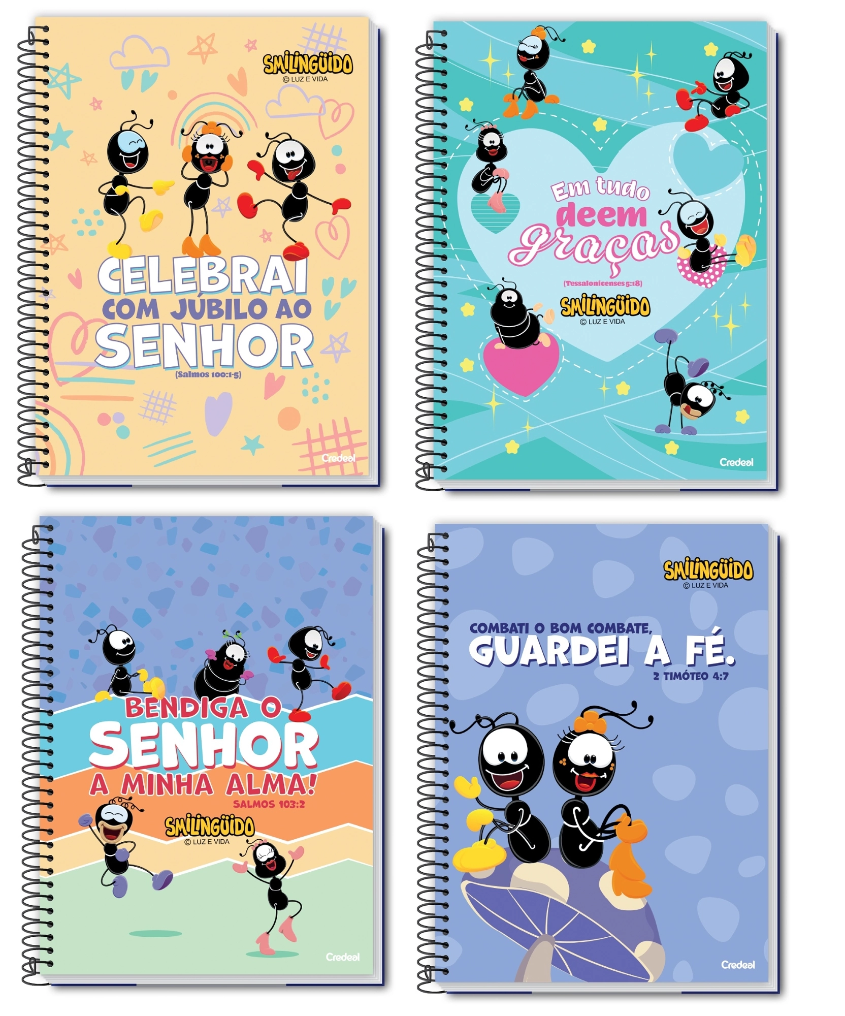 Caderno Esp Univ Cd 1m 80f Smilinguido 281147 Credeal