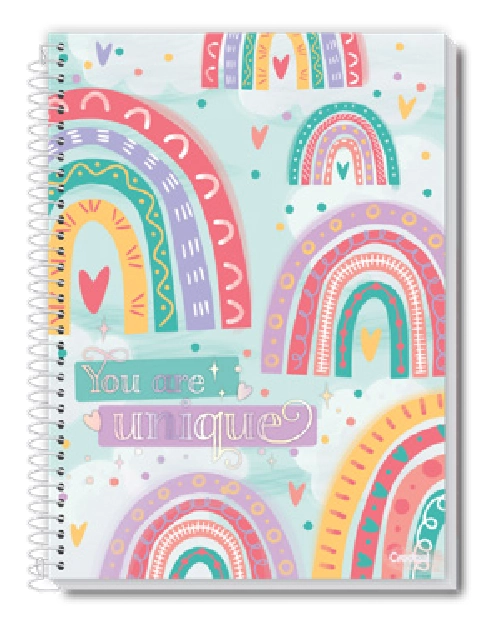 Caderno Disco Inteligente 80f G Arco Iris 283011 Credeal