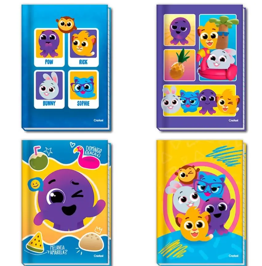 Caderno Credeal 80fls Bolofofos 38.49