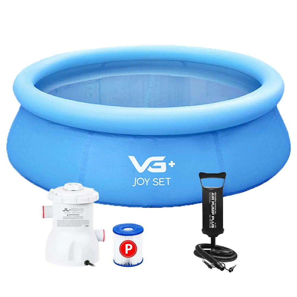 Piscina Inflável Joy Set 2490l Circular 240cm Com Filtro 110v Bomba VG Plus