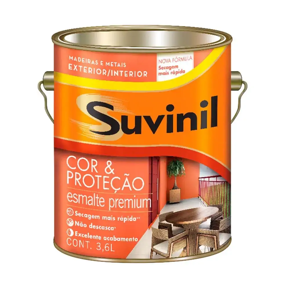 Tinta Esmalte Premium Brilhante Cor & Proteção Médio - Gelo