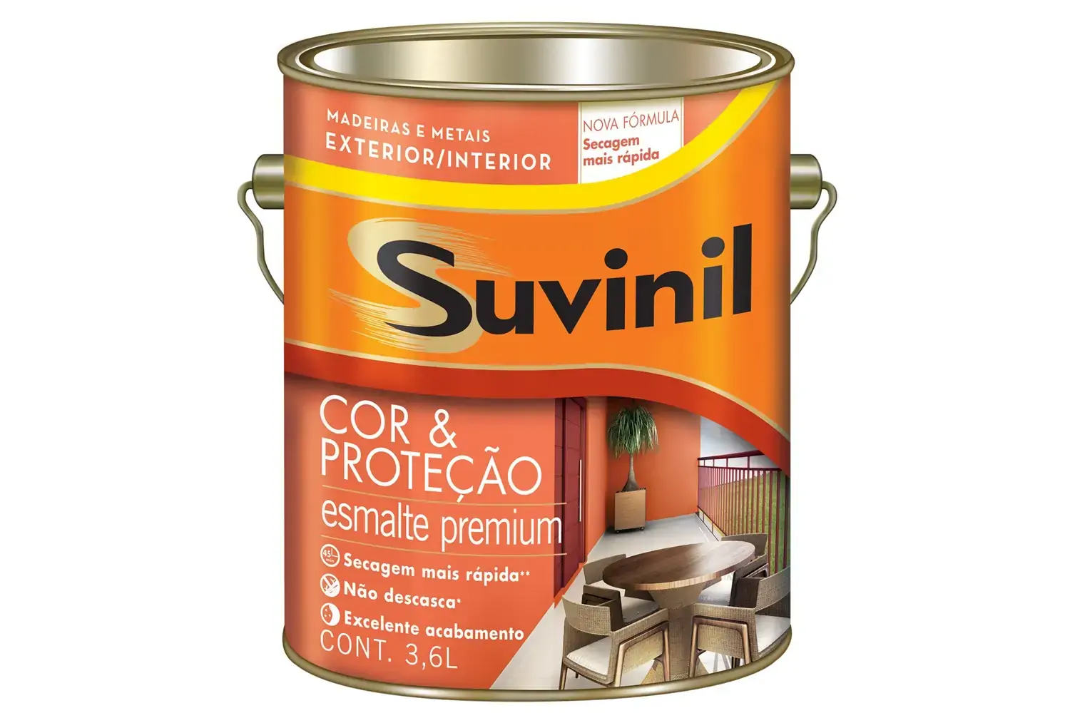 Tinta Suvinil Esm.bri.vermelho