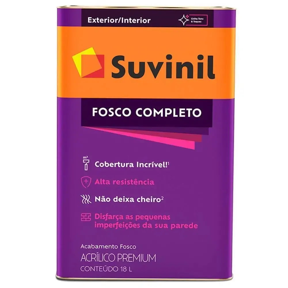 Tinta Acrílica Fosco Branco 18 Litros