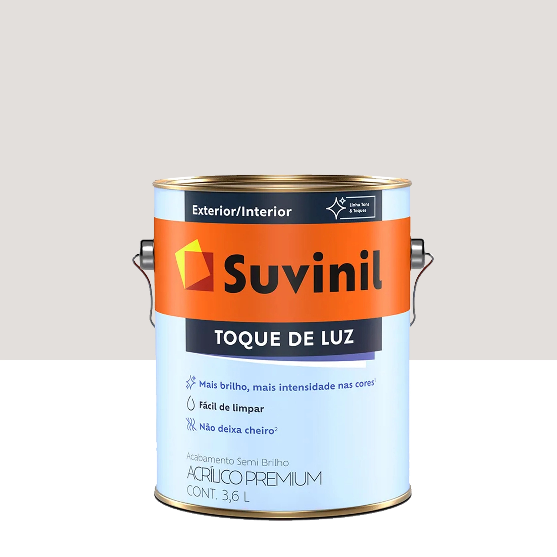Tinta Acrílica Semi-Brilho Branco 3,6 Litros