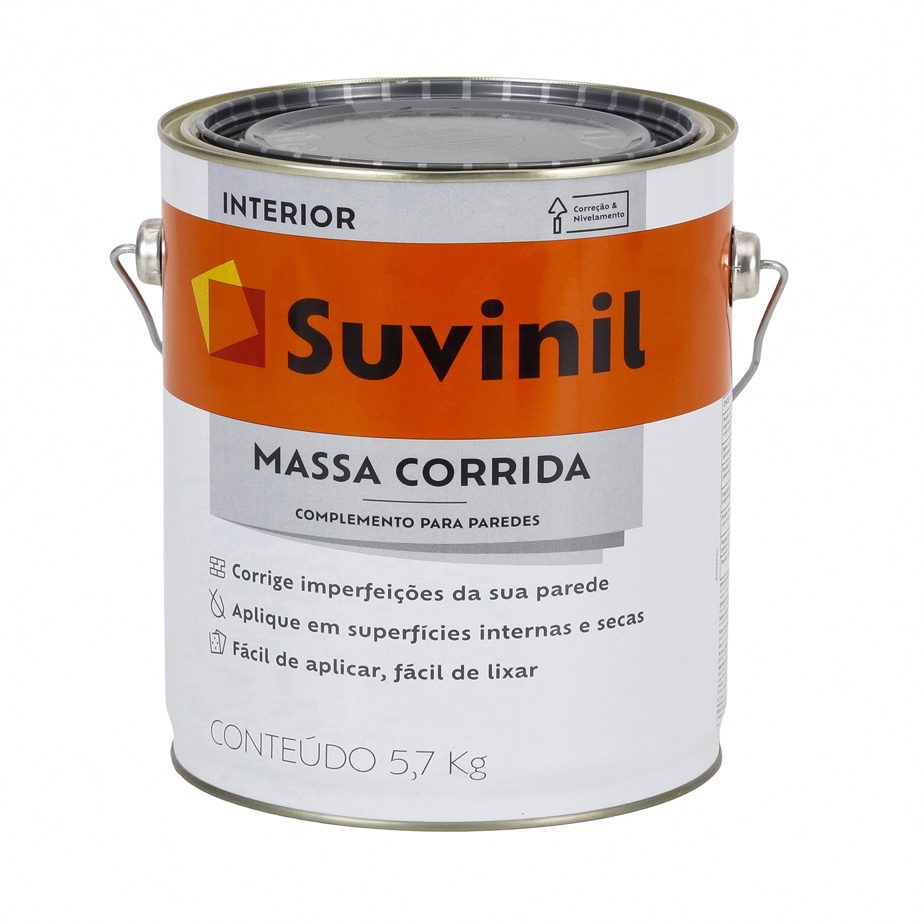 Massa Corrida Pva Branca Pva 3,6 Litros