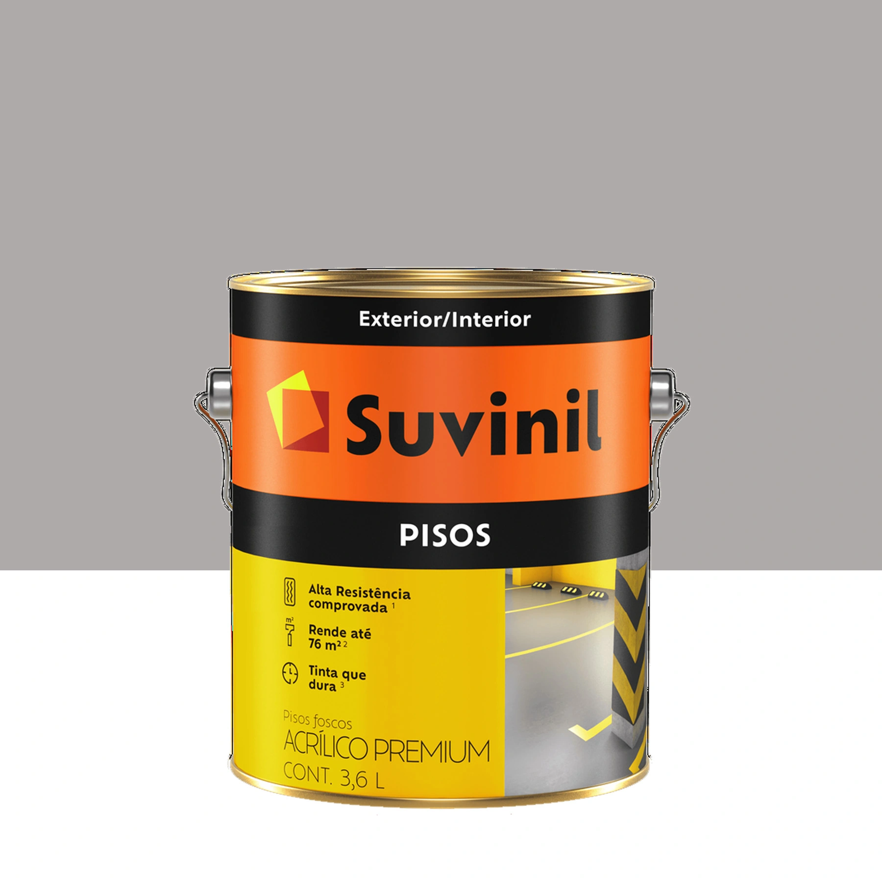 Suvinil Piso Gl Cinza . .
