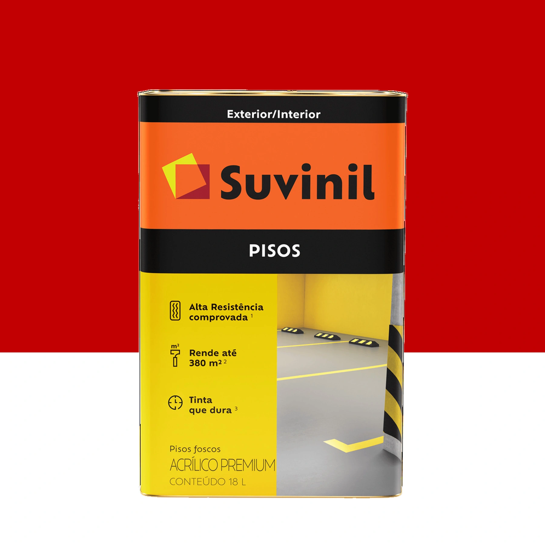 Suvinil Piso Vermelho.demarcacao Lt