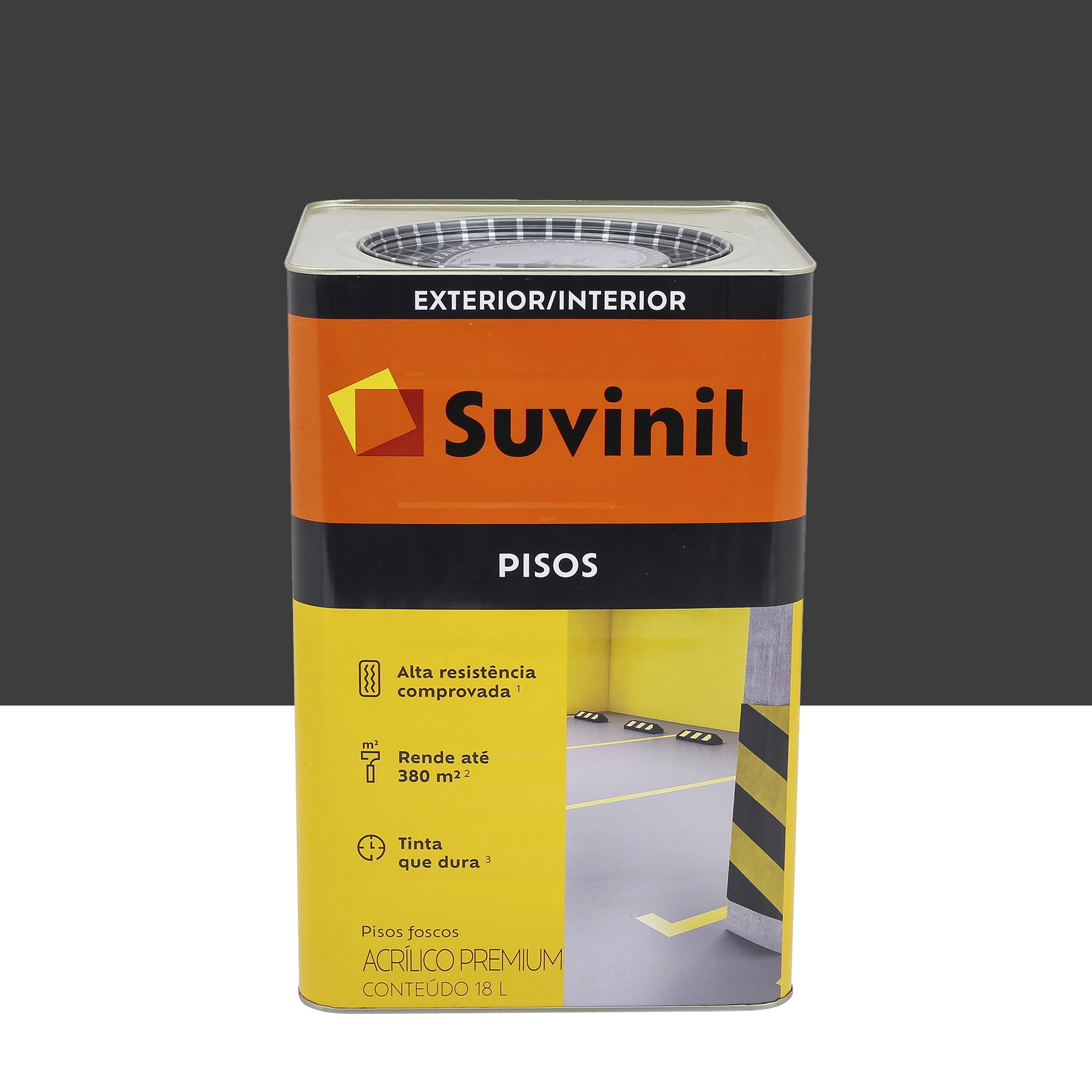 Piso Preto 18l Suvinil