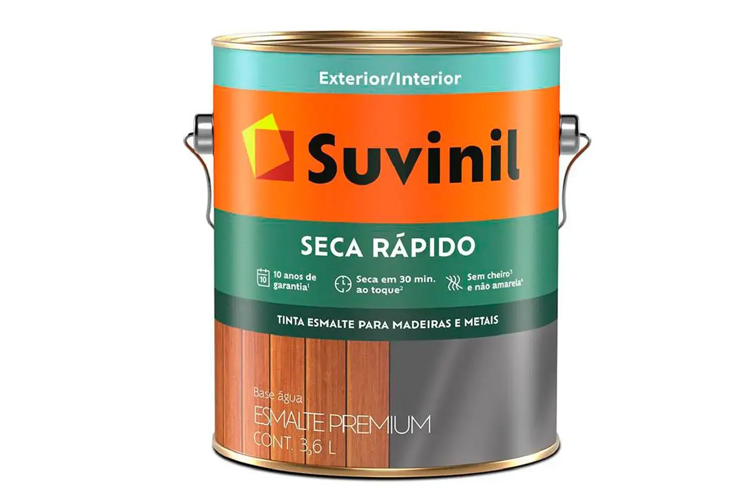 Esb Amarelo Ouro 3,6l Sec Rap Base Agua Suvinil