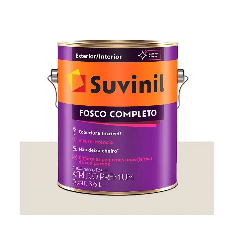 Latex Acr.fosco Algodao 3,6l Suvinil