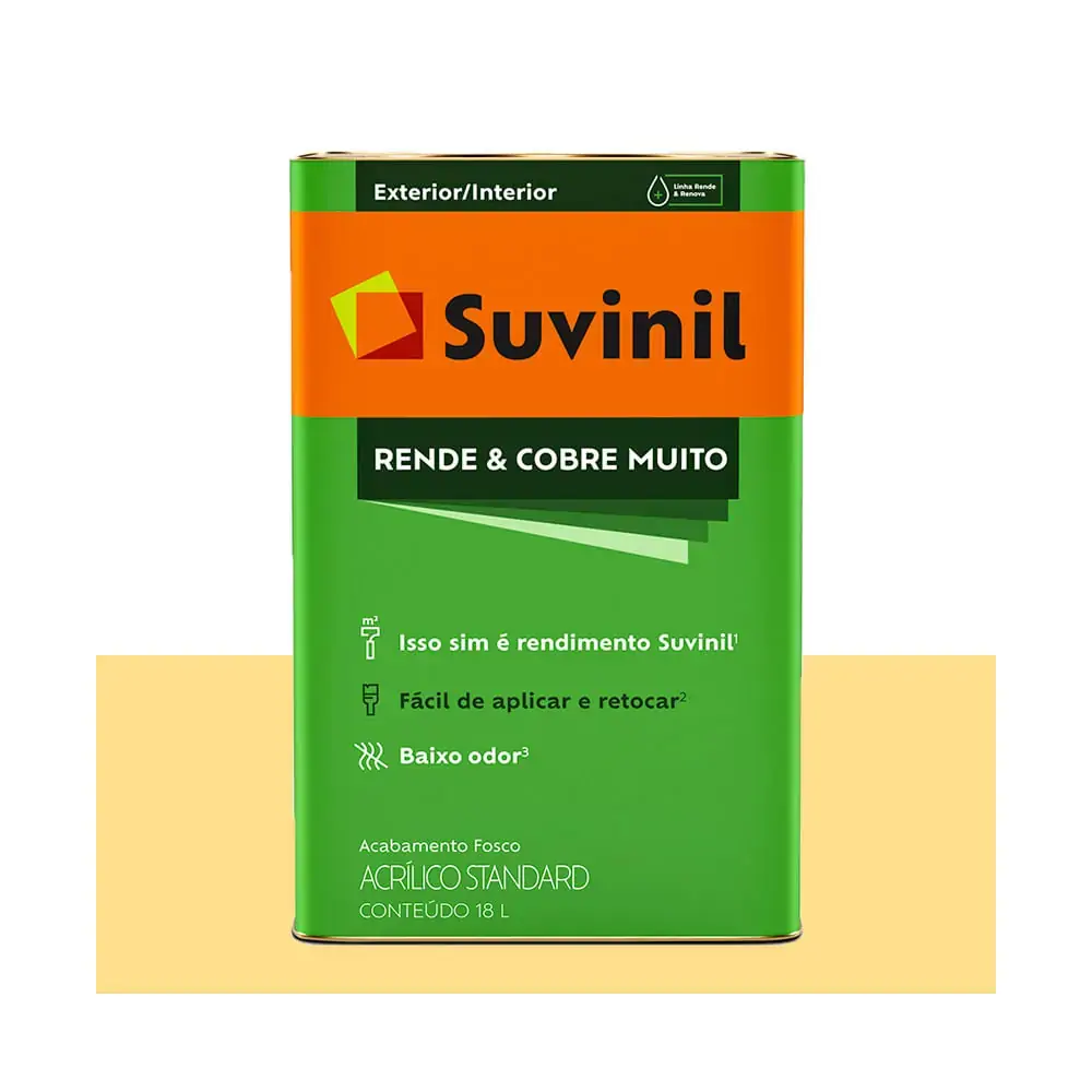 Rende Cobre Muito Amarelo Canario 18,00l Suvinil