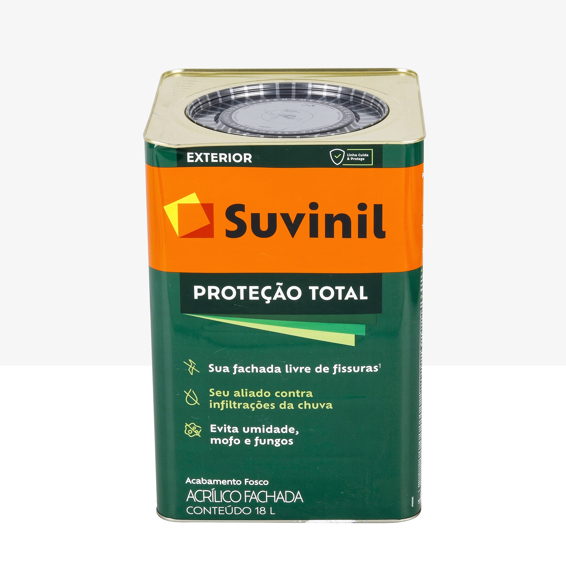 Tinta Acrílica Fosca Proteção Total Premium Exterior Branco 18 L Suvinil
