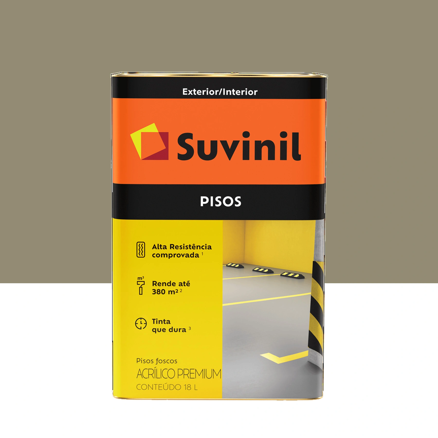 Tinta Acrílica Pisos Concreto puro 18 L Suvinil