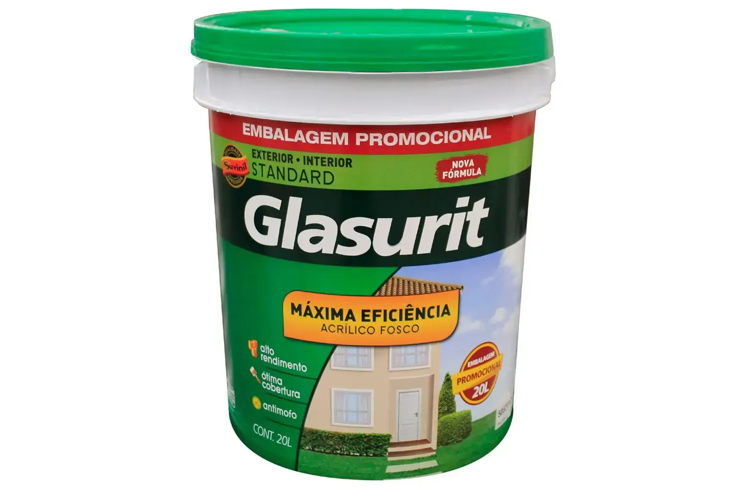 Acr Fosco Bco 20l Standard Balde Glasurit 47359