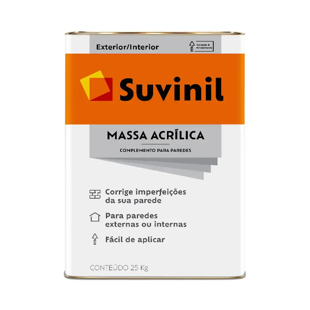 Massa Acrilica 25kg Suvinil