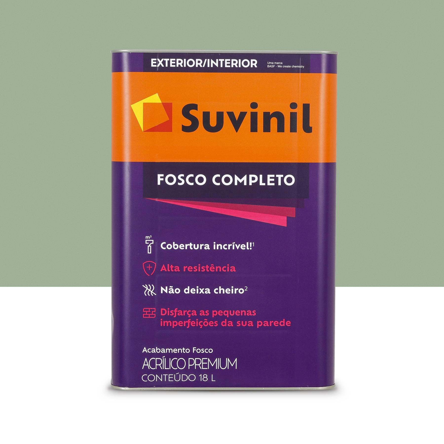 Tinta Acrílica Fosco Completo Premium Interior e Exterior Cashmere 18 L Suvinil