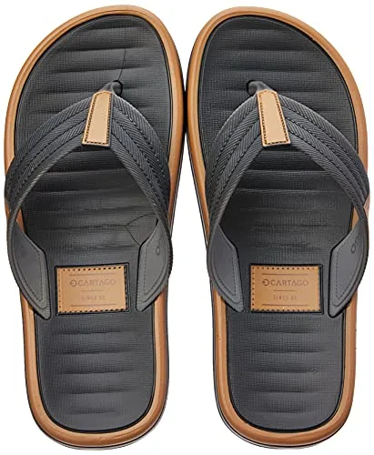 Chinelo, Cartago, Tunisia, S:preto/g:cinza, 37/38