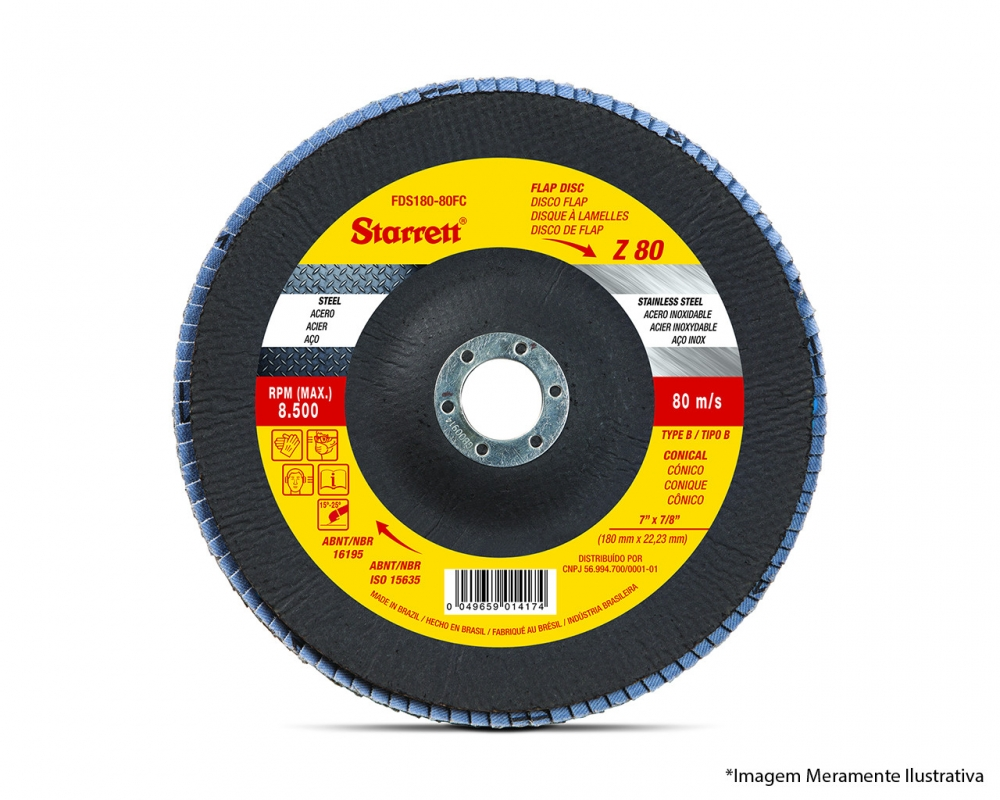 Disco Flap Starrett 4.1/2 G040