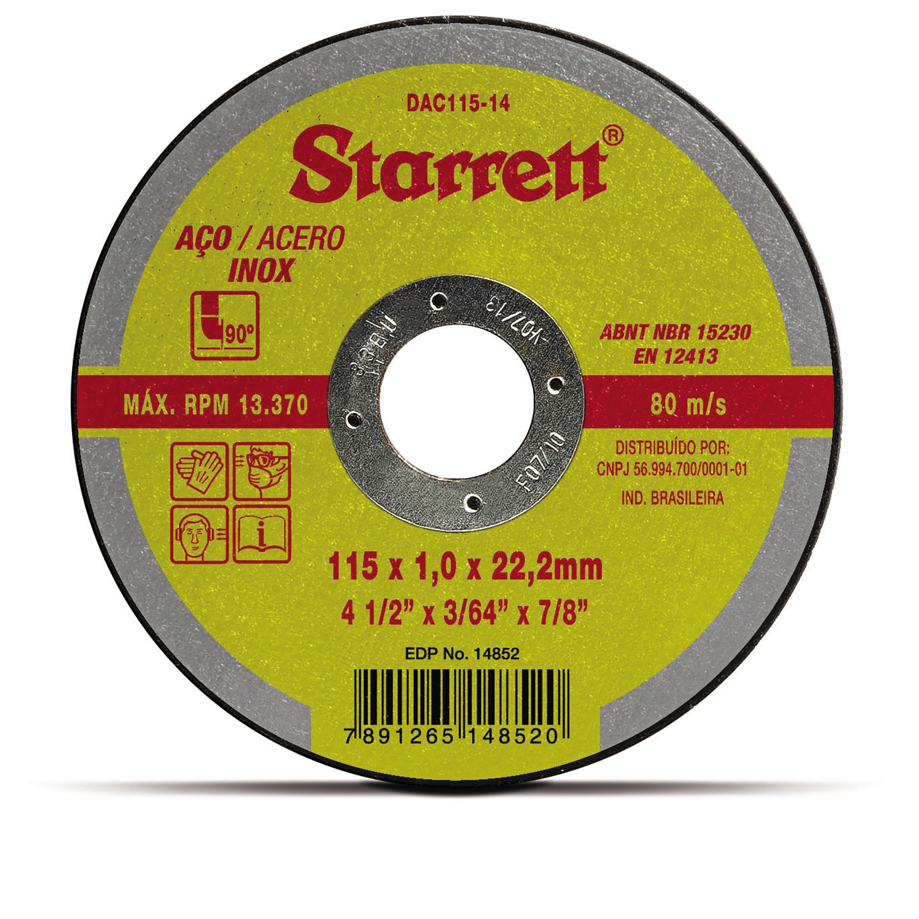 Disco Stt Corte 115mx1 Dac115 14