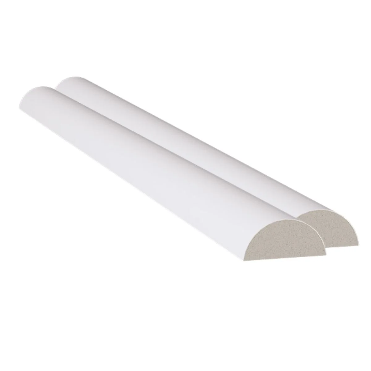 Meia Curva Poliestireno 599 Branco Santa Luzia (2uni) - 2,8mx3,7cm