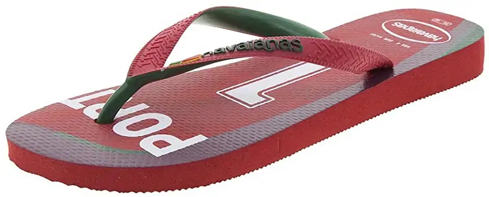Chinelo Ad Havaianas Teams Portugal Verm