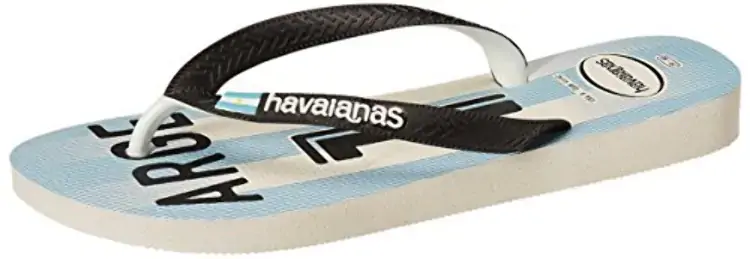 Sand Havaianas Argentina 39/40 Bco/pto/bco