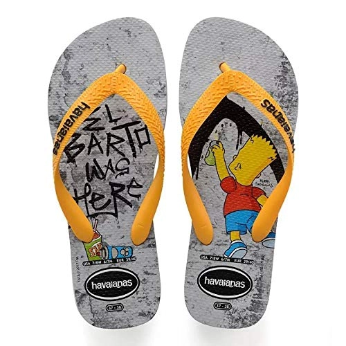 Havaianas Simpsons Cinza/amarelo 37/38