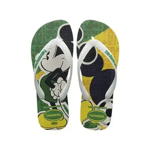 Sandalia Havaianas Disney Brasil Branco
