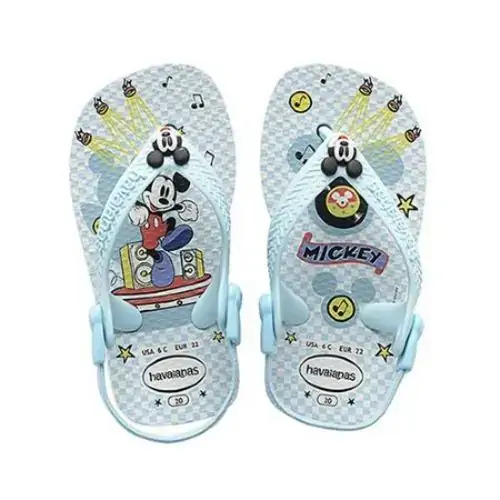 Havaianas Baby Mickey/minnie 22 Bco/azul