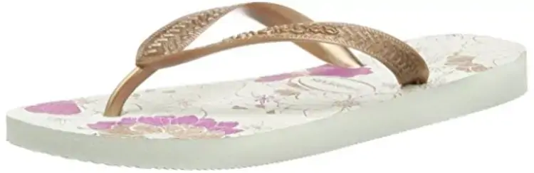 Havaianas Spring 39/0 Branco/gold Rose 3927