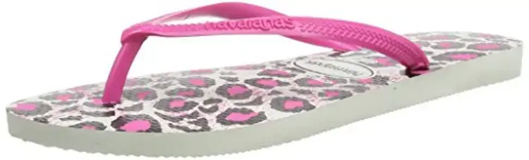 Sand Havaianas Slim Animals 39 Branco/rosa