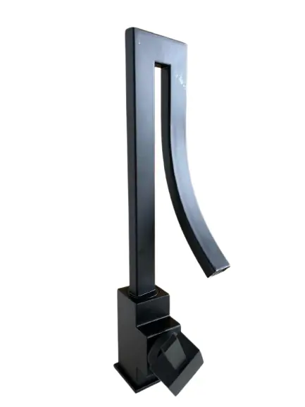 Torneira Banheiro Misturador Monocomando Premium Preta Fosco
