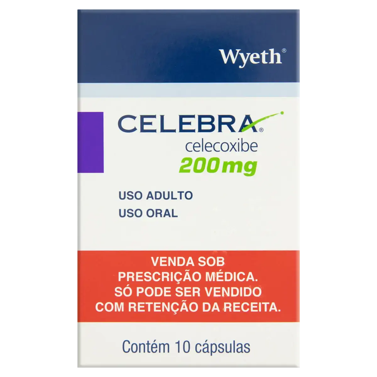 Celebra 200mg Wyeth Caixa 10 Cápsulas